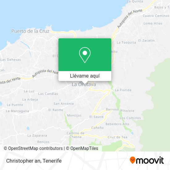Mapa Christopher an