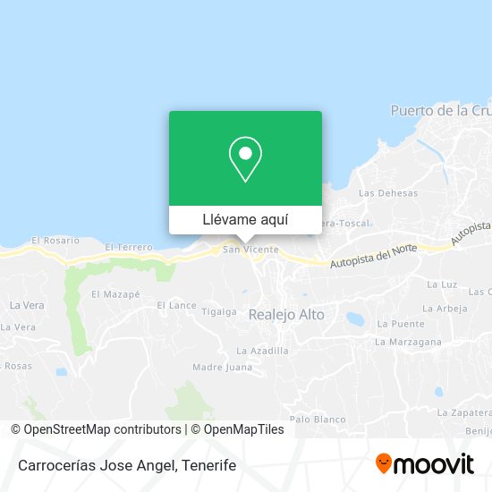 Mapa Carrocerías Jose Angel