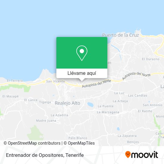 Mapa Entrenador de Opositores