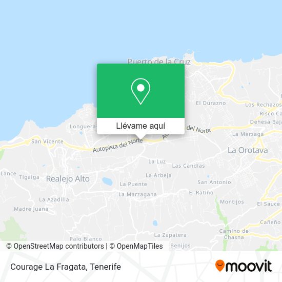 Mapa Courage La Fragata