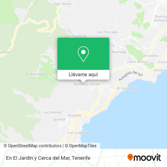 Mapa En El Jardín y Cerca del Mar