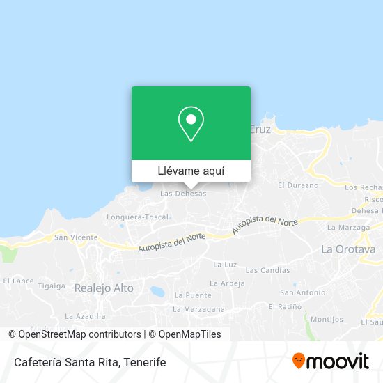 Mapa Cafetería Santa Rita