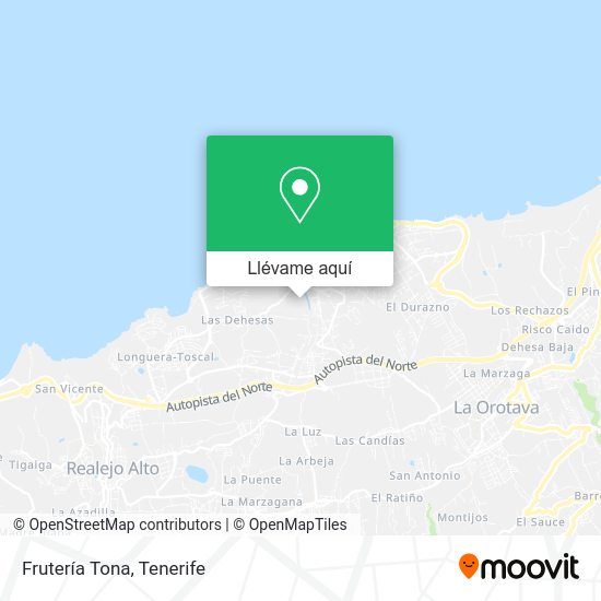 Mapa Frutería Tona
