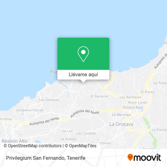 Mapa Privilegium San Fernando