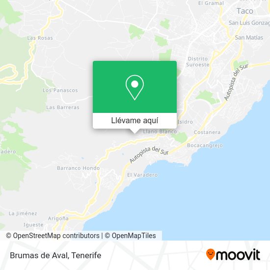 Mapa Brumas de Aval