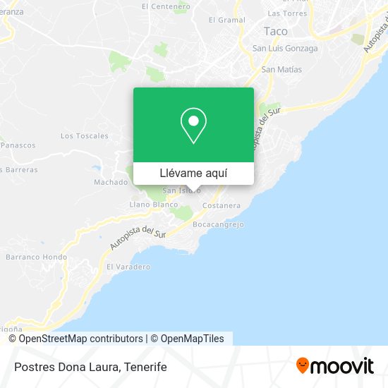 Mapa Postres Dona Laura