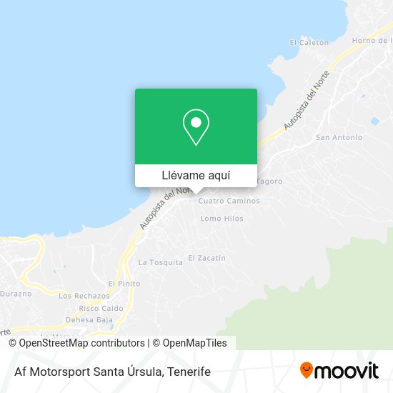 Mapa Af Motorsport Santa Úrsula