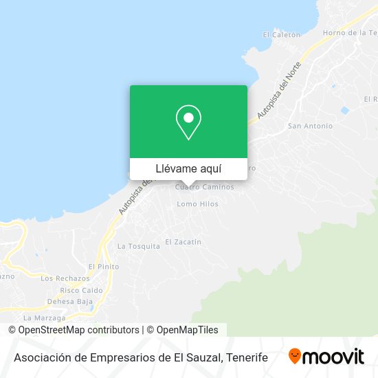 Mapa Asociación de Empresarios de El Sauzal