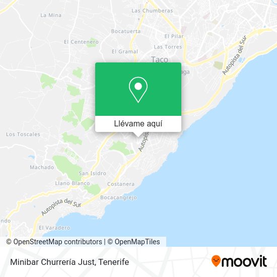 Mapa Minibar Churrería Just