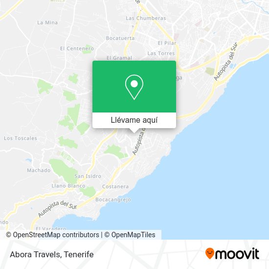 Mapa Abora Travels