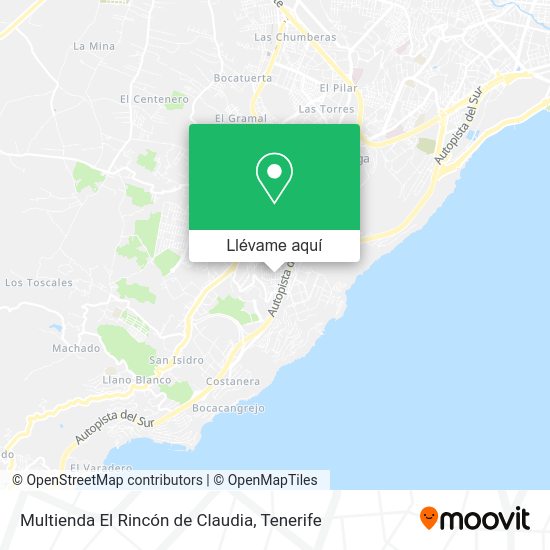 Mapa Multienda El Rincón de Claudia