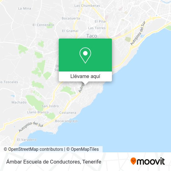 Mapa Ámbar Escuela de Conductores