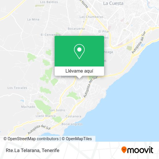 Mapa Rte.La Telarana