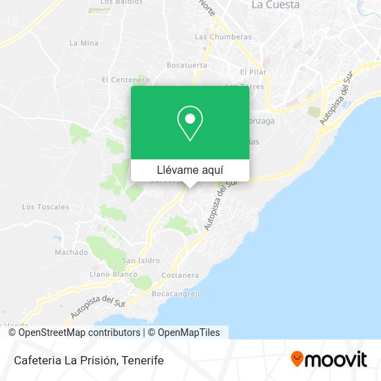 Mapa Cafeteria La Prisión