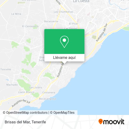 Mapa Brisas del Mar