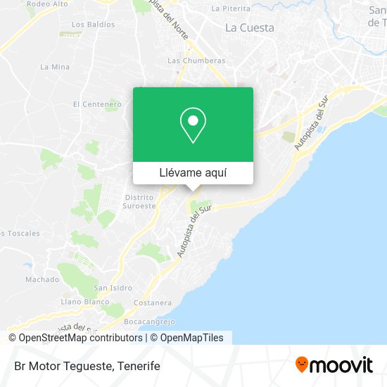 Mapa Br Motor Tegueste