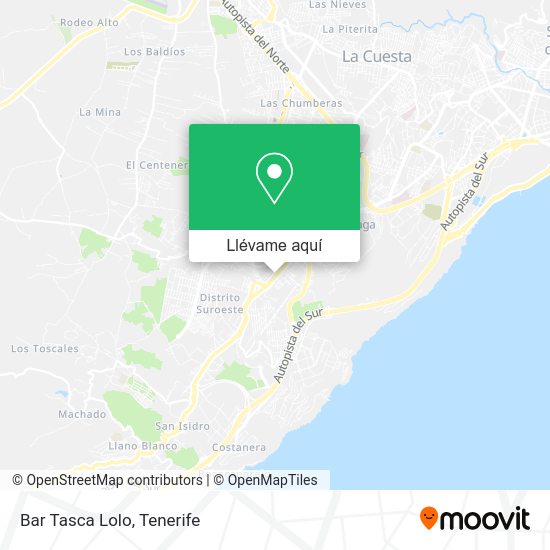 Mapa Bar Tasca Lolo