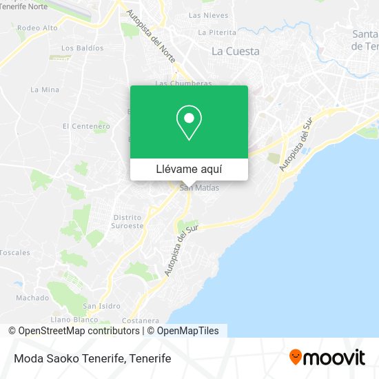 Mapa Moda Saoko Tenerife