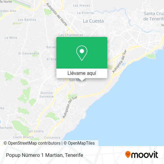 Mapa Popup Número 1 Martian