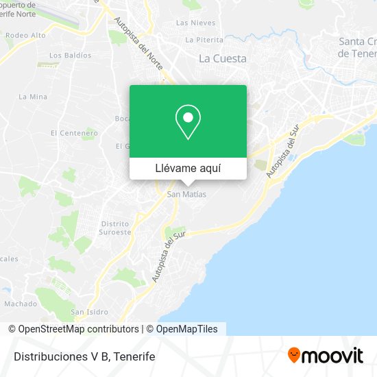 Mapa Distribuciones V B