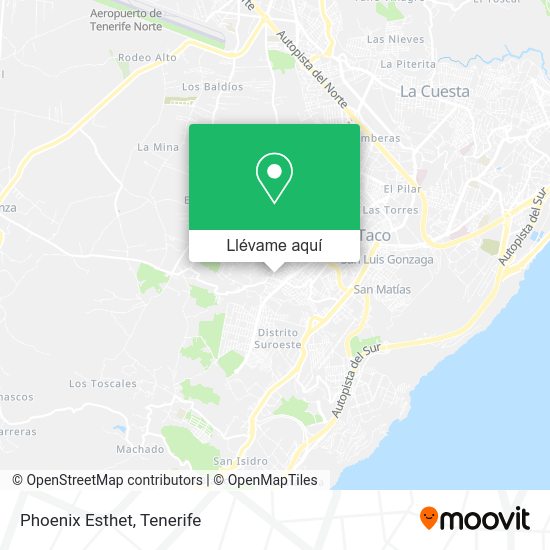 Mapa Phoenix Esthet