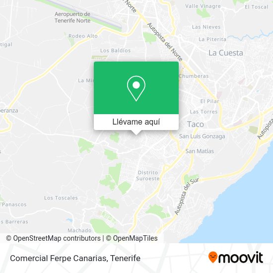 Mapa Comercial Ferpe Canarias