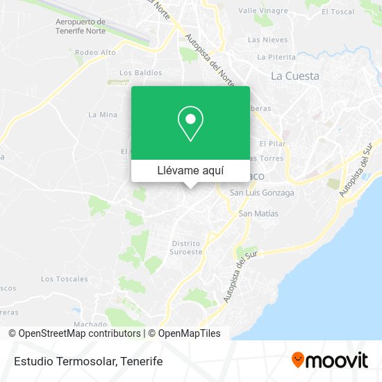 Mapa Estudio Termosolar
