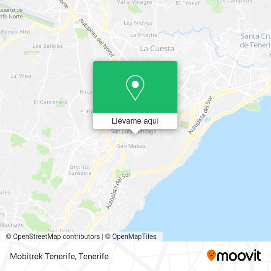 Mapa Mobitrek Tenerife