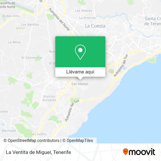 Mapa La Ventita de Miguel