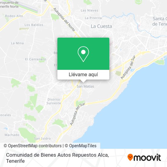 Mapa Comunidad de Bienes Autos Repuestos Alca