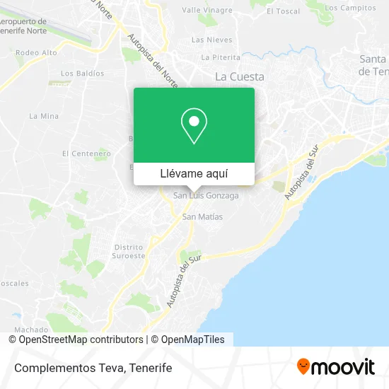Mapa Complementos Teva