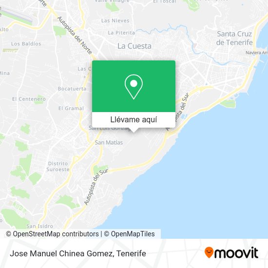 Mapa Jose Manuel Chinea Gomez