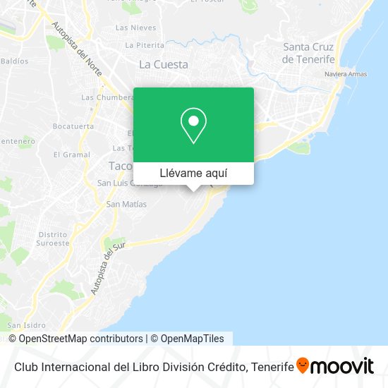 Mapa Club Internacional del Libro División Crédito