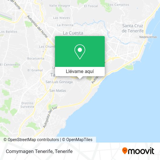 Mapa Comymagen Tenerife