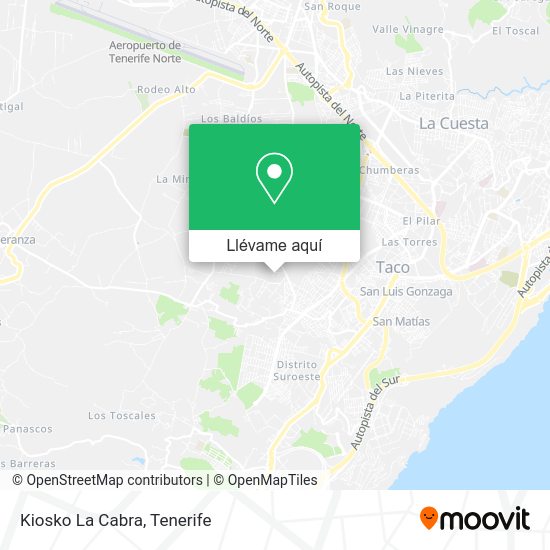 Mapa Kiosko La Cabra