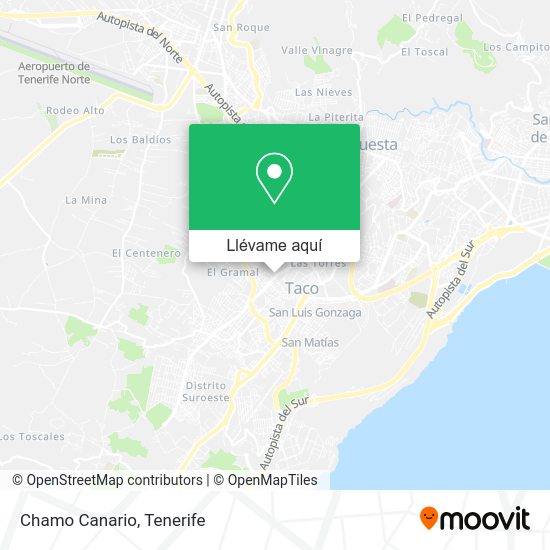 Mapa Chamo Canario