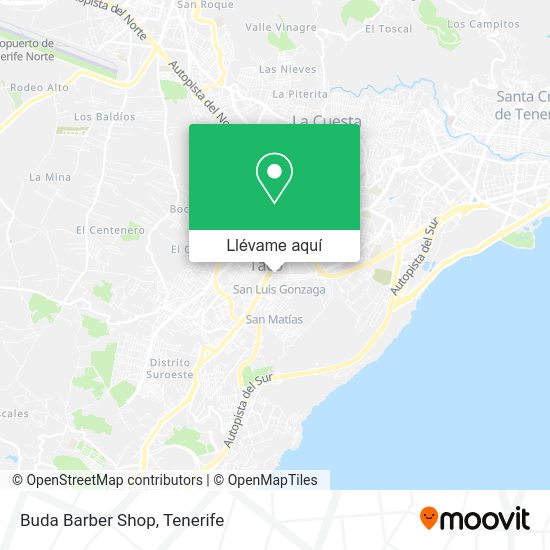 Mapa Buda Barber Shop