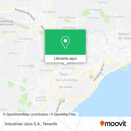 Mapa Industrias Juno S.A.
