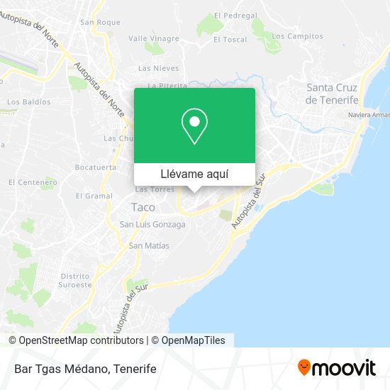 Mapa Bar Tgas Médano