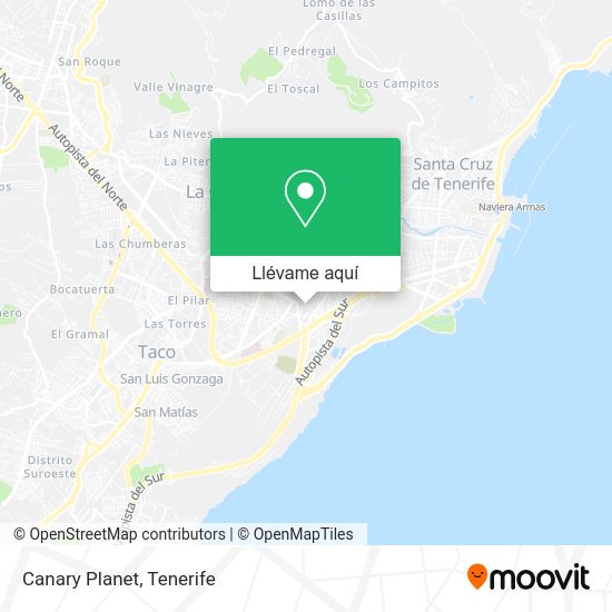 Mapa Canary Planet
