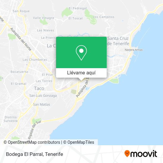 Mapa Bodega El Parral