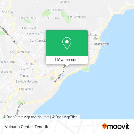 Mapa Vulcano Center