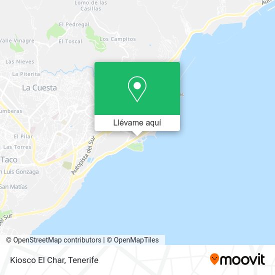Mapa Kiosco El Char