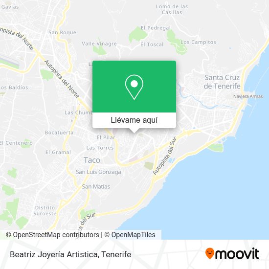 Mapa Beatriz Joyería Artistica