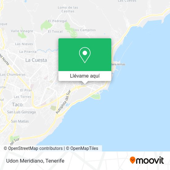 Mapa Udon Meridiano