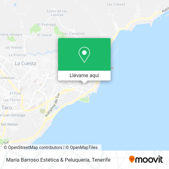 Mapa María Barroso Estética & Peluquería