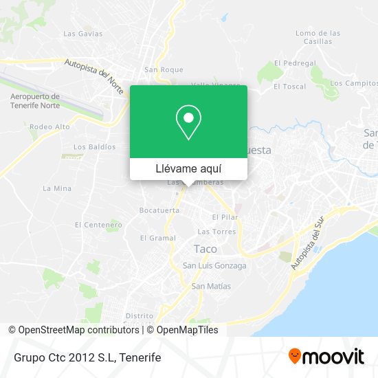 Mapa Grupo Ctc 2012 S.L