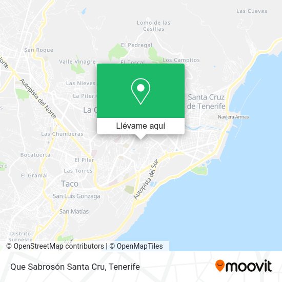 Mapa Que Sabrosón Santa Cru