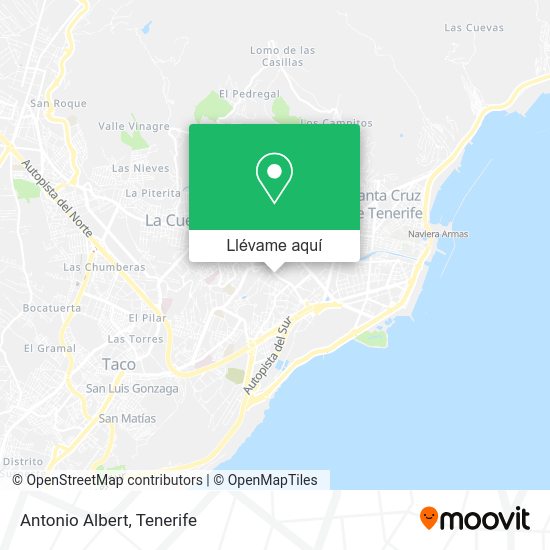 Mapa Antonio Albert