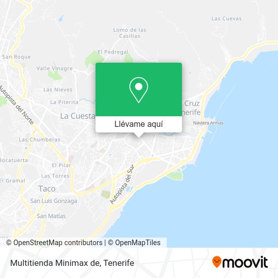 Mapa Multitienda Minimax de